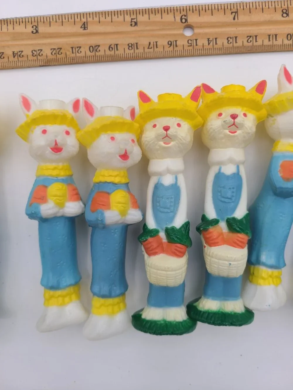 Easter Carrot Bunny Light Set 10 lights 1995 Easter Eggs Rabbit Vintage